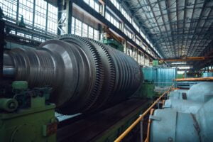 Turbina de vapor. Foto por Envato.