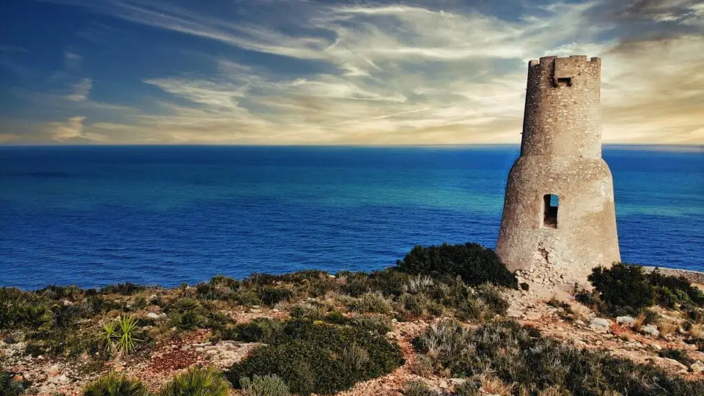 coastal tower, denia, alicante