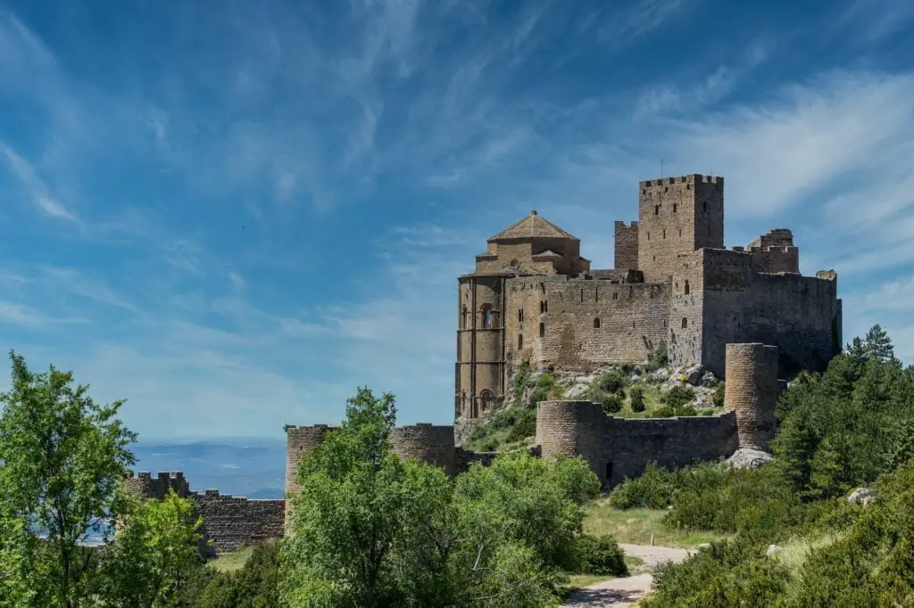 Castle of Loarre in Aragon, Spain