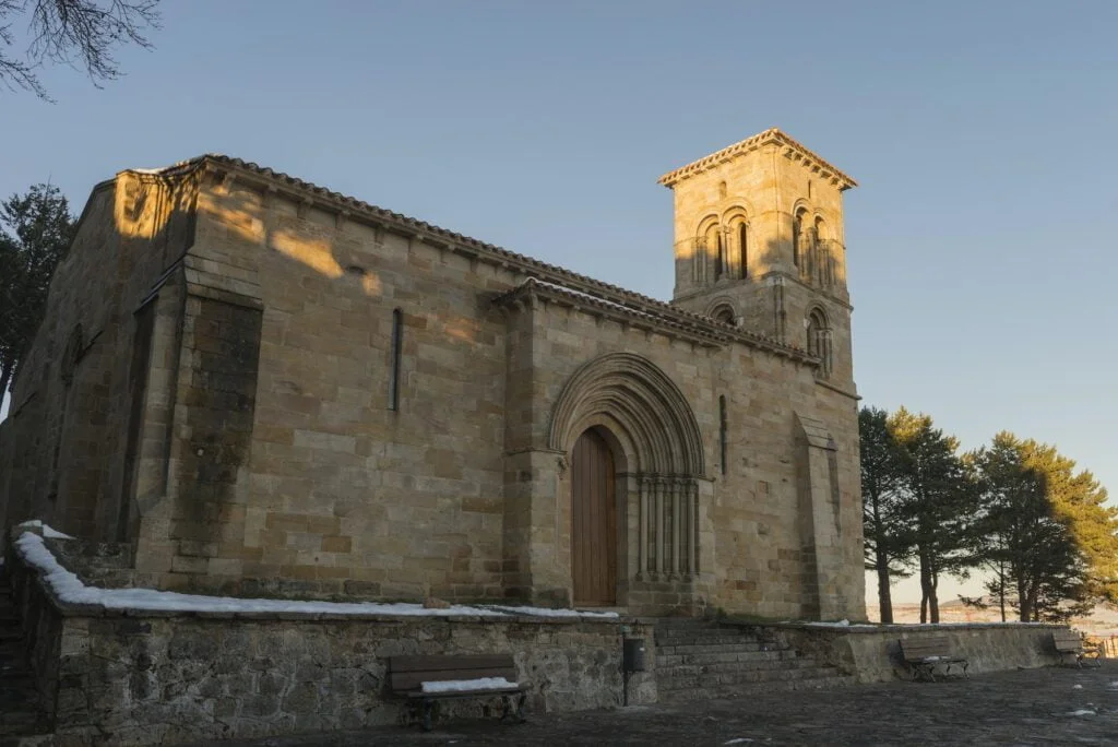 Hermitage of Santa Cecilia catholic church in Aguilar de Campoo, Spain
