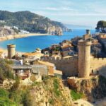 Mediterranean village of Tossa de Mar, Spain