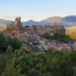 Panoramic view of Frias, Burgos, Spain